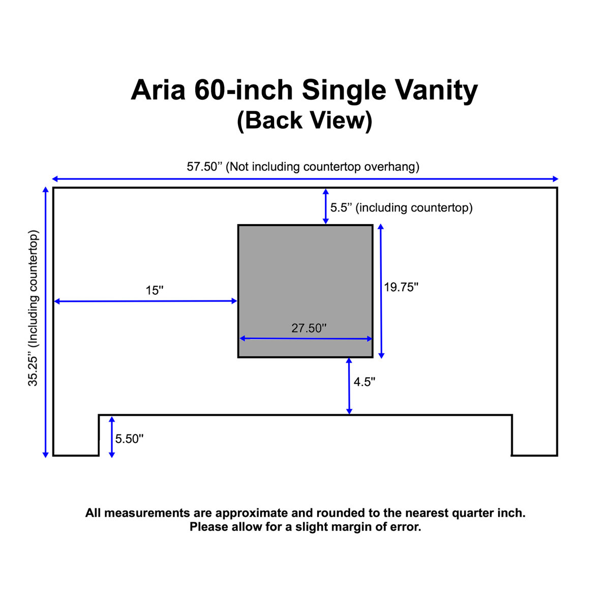 Birch Lane™ Eliason 60" Single Bathroom Vanity Set & Reviews Wayfair